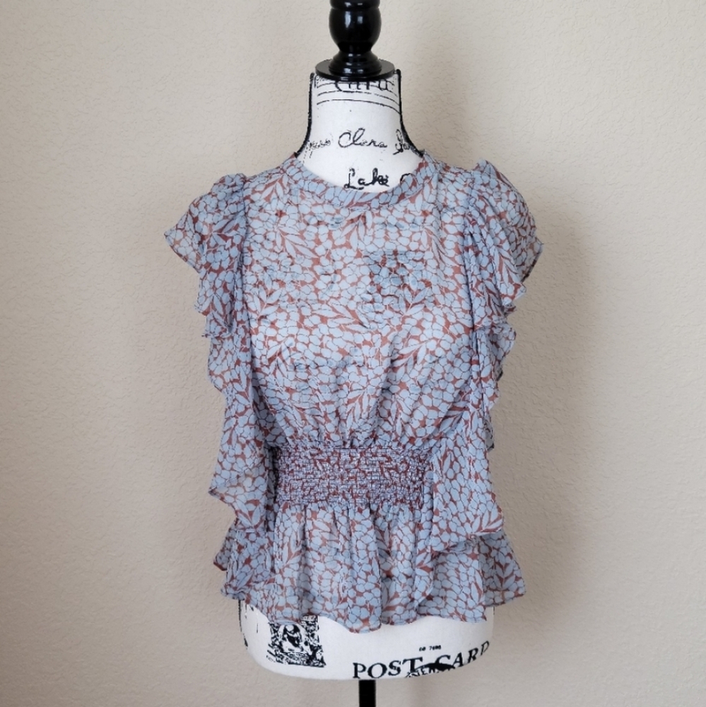 🎁Feather Bone By Anthropologie Allegra Blouse